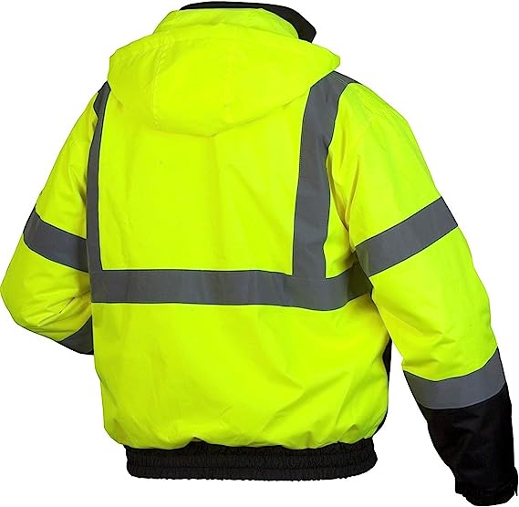 BOMBER JACKET - LIME - MEDIUM BOMBER JACKET - LIME - MEDIUM
